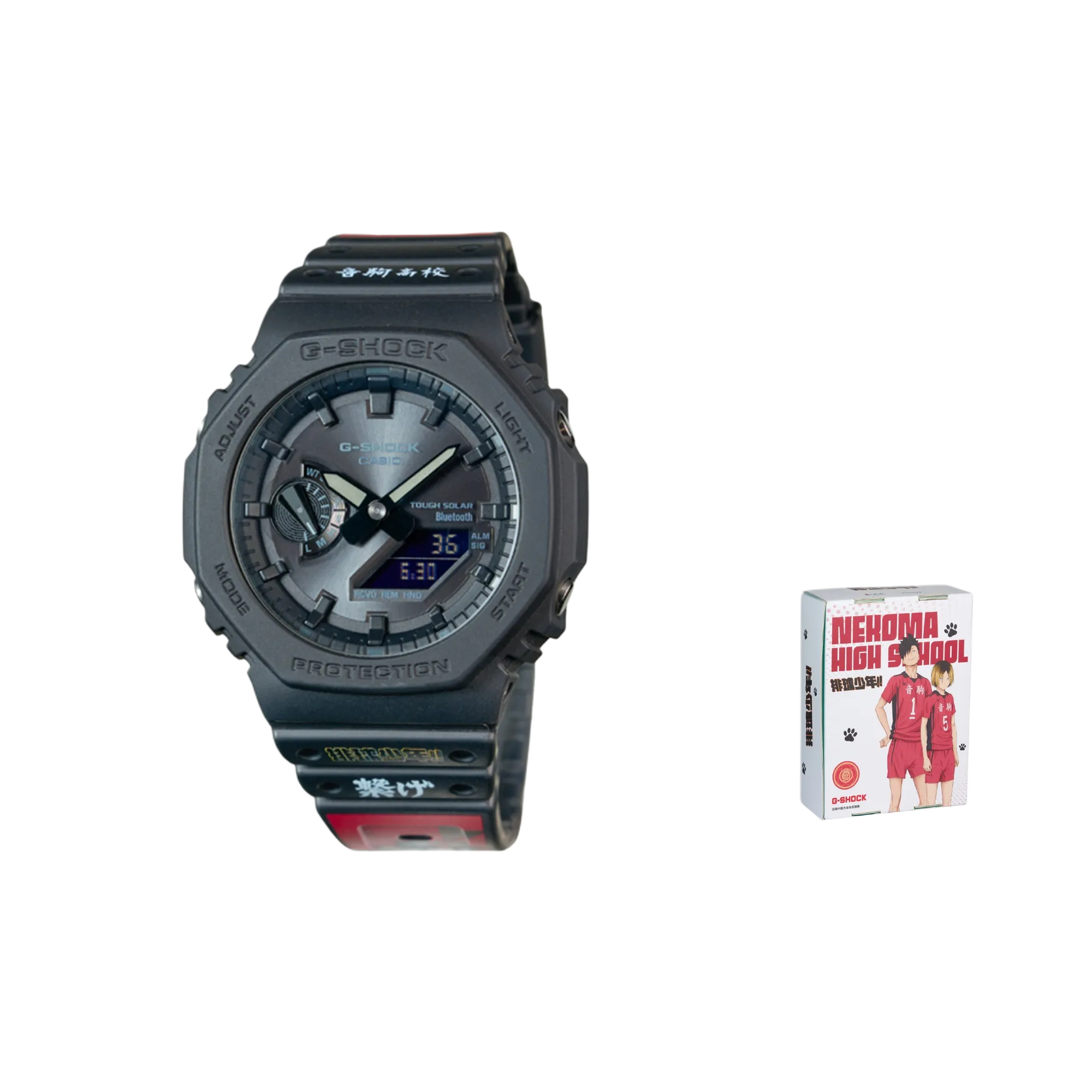 CASIO G Shock GA B2100 Collection Special Packaging Кварцевый механизм Часы Унисекс Черный циферблат