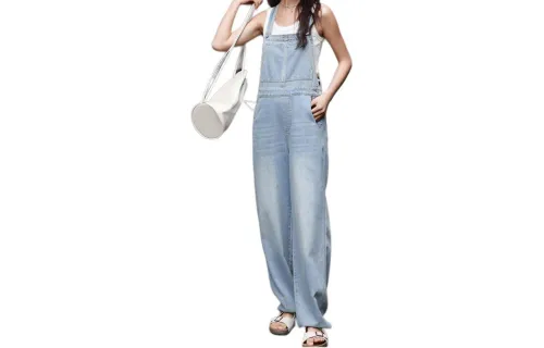 Dme Overalls Women's Light Blue Denim