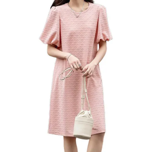 Dme Short-Sleeved Dresses Women's Antique Pink