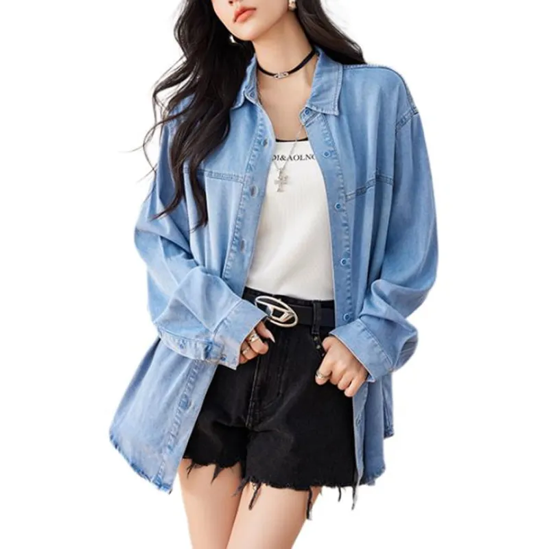 La Chapelle Shirts Women's Blue-1