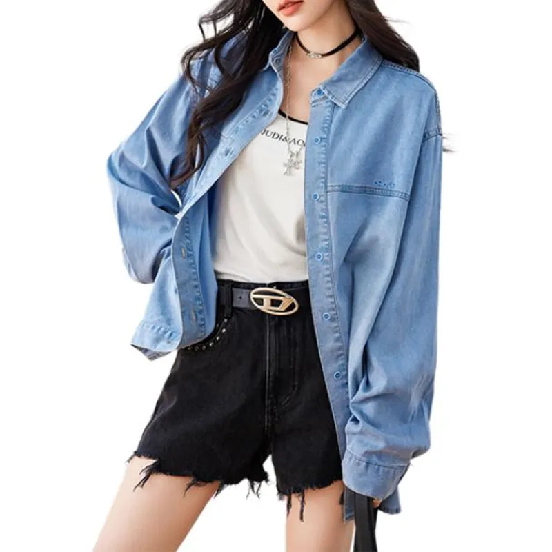 La Chapelle Shirts Women's Blue-2