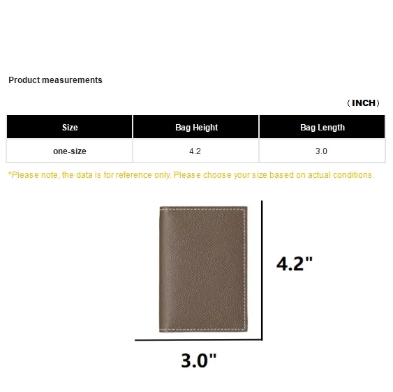 HERMES MC² Euclide Epsom Calfskin Card Holder Men's Elephant Gray-6