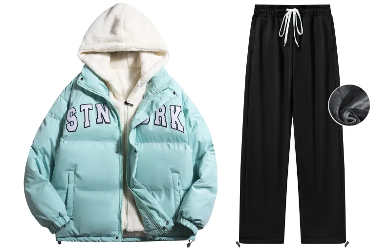 STNW Mock Two Piece Set Fall And Winter Unisex-10