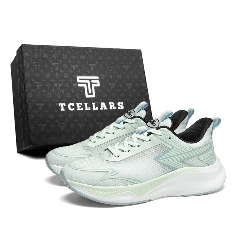 TCELLARS Abrasion Resistant Breathable Support Lightweight Rebound Low Top Running Shoes Men's-1