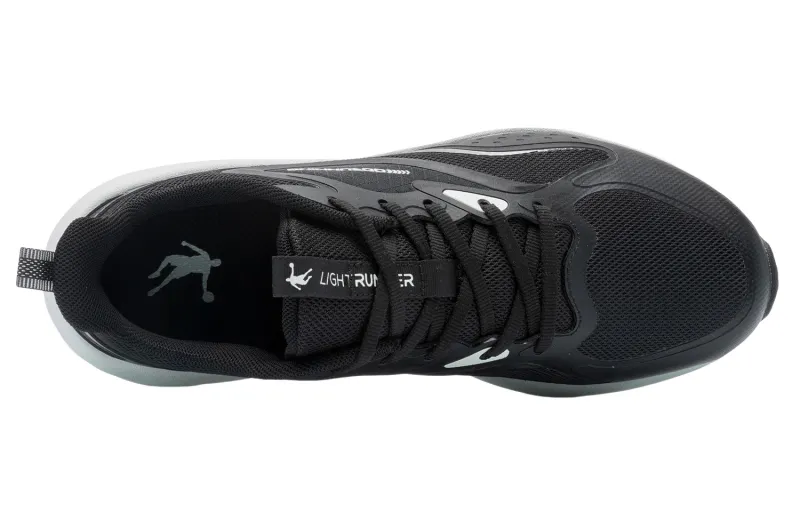 QIAODAN Cushioning Slip Resistant Low Top Sprint Running Shoes Women's Black-3