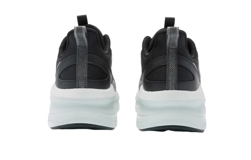 QIAODAN Cushioning Slip Resistant Low Top Sprint Running Shoes Women's Black-4