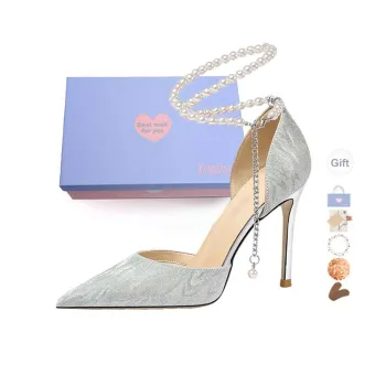 Xingdiman High Heels Women's Silver Gift Box Set