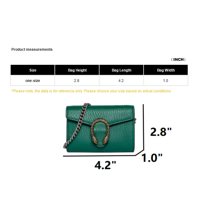 GUCCI Dionysus Leather Handbag, Coin Purse, Card Holder Extra Mini Women's Green-5