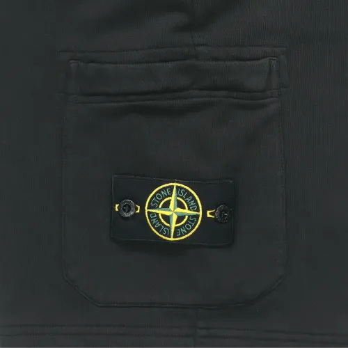 STONE ISLAND Повседневные шорты Весенние Летние Мужские Черные