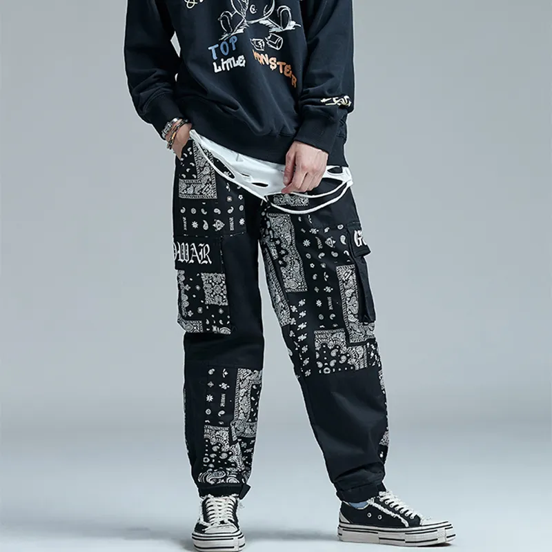 Guuka Casual Pants Men's Black