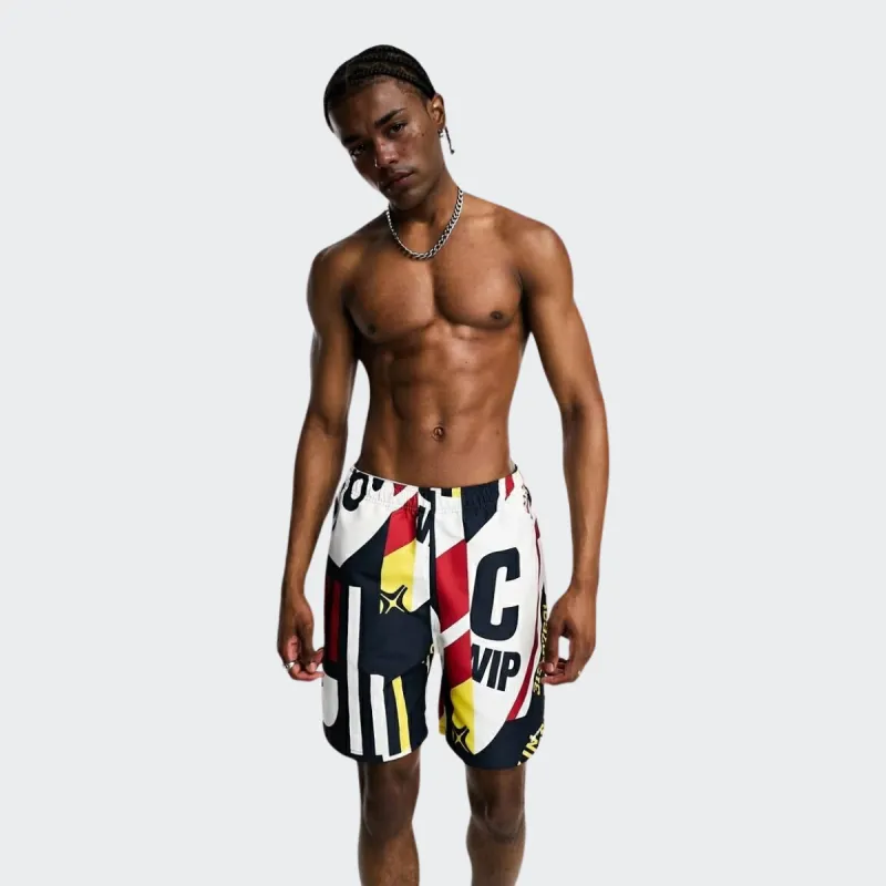Carhartt WIP Casual Shorts Unisex Red Yellow-2