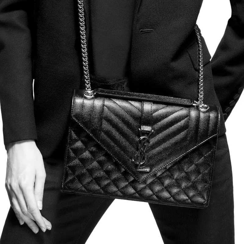 SAINT LAURENT Women Envelope Shoulder Bag POIZON