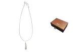 LL code right side +GS-CH-20 plain silver chain Tanabata gift box