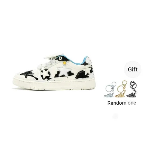 Adopt A Cow X KAALIXTO Skateboard Shoes Unisex Low-Top Black/Blue