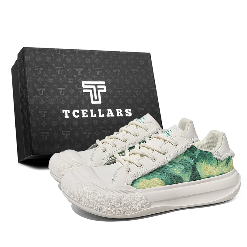 TCELLARS Lightboat 1 Cushioned Wear-Resistant Breathable Lightweight Height Increasing Low-Top Casual Shoes Unisex Box-1