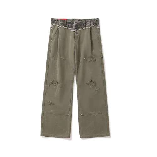 BURNIN Cargo Pants Unisex Army Green