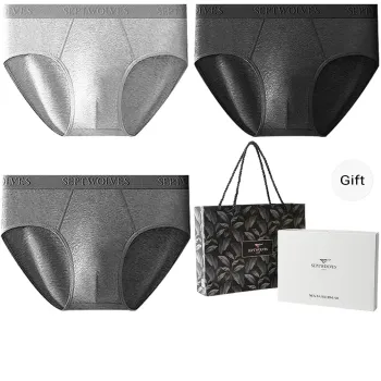 SEPTWOLVES Underpants Men's 3 Gift Box Sets+Shopping Bag