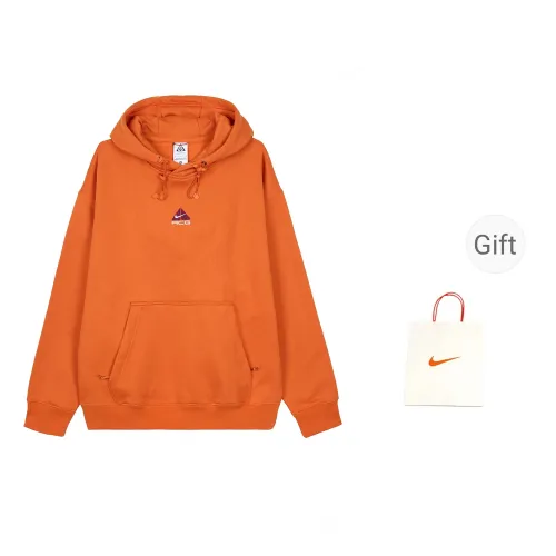 Nike Sweatshirt Unisex Orange Shopping Bag Included