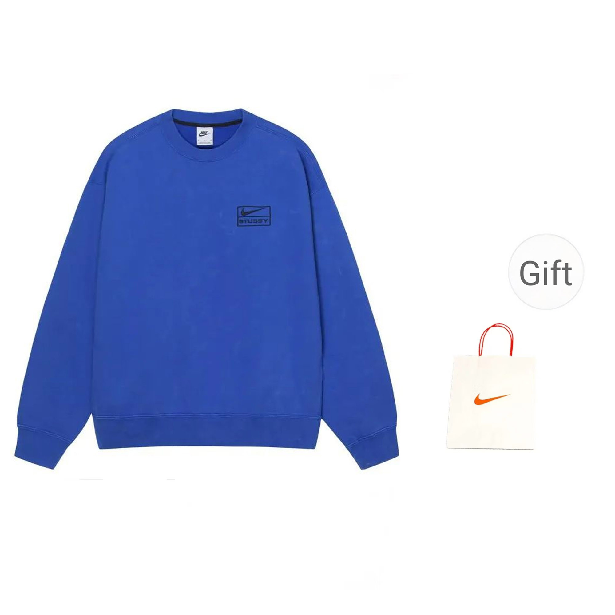 【特別送料無料！】 Nike Blue Unisex Sweatshirt Series Life Sports Nike Stussy x トップス