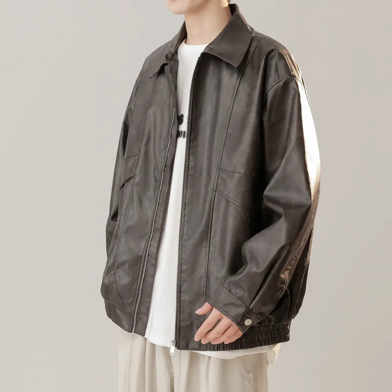 MOPE Leather Jackets Unisex-5