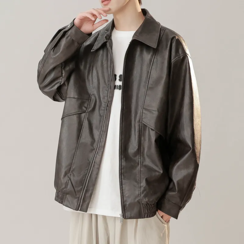MOPE Leather Jackets Unisex-8