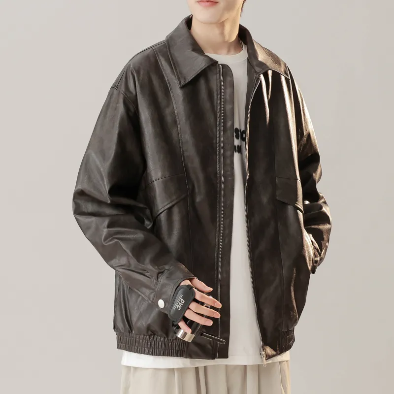 MOPE Leather Jackets Unisex-9