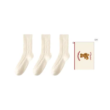 Caramella Mid-Calf Socks Unisex 3 Pack