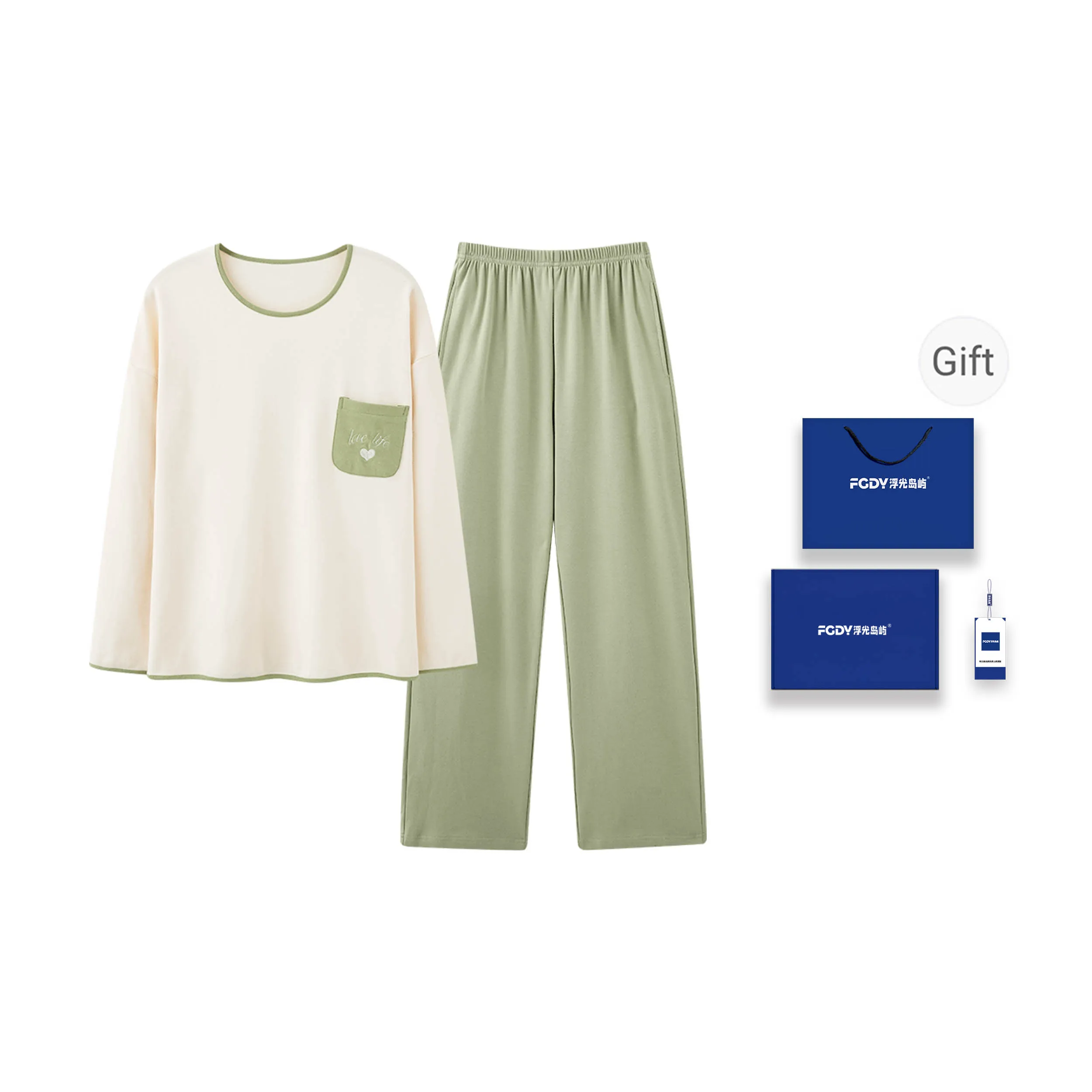 Floating light islands Women's Pajama Gift Boxes