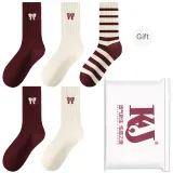 Red Bowknot *2, White Bowknot *2, Pinstripe (5 Pack)