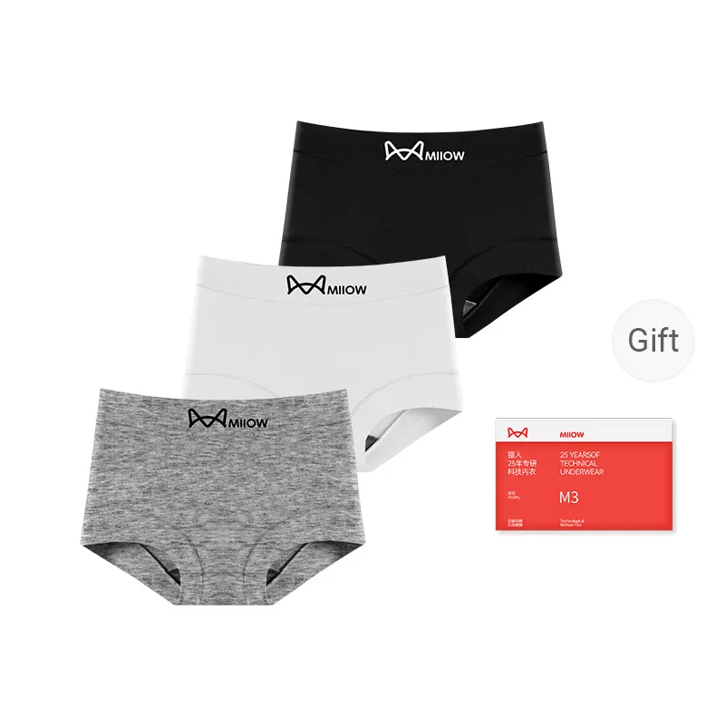 MIIOW Trend Party Series Underpants Women's Shopping Bag 3 Pack-4
