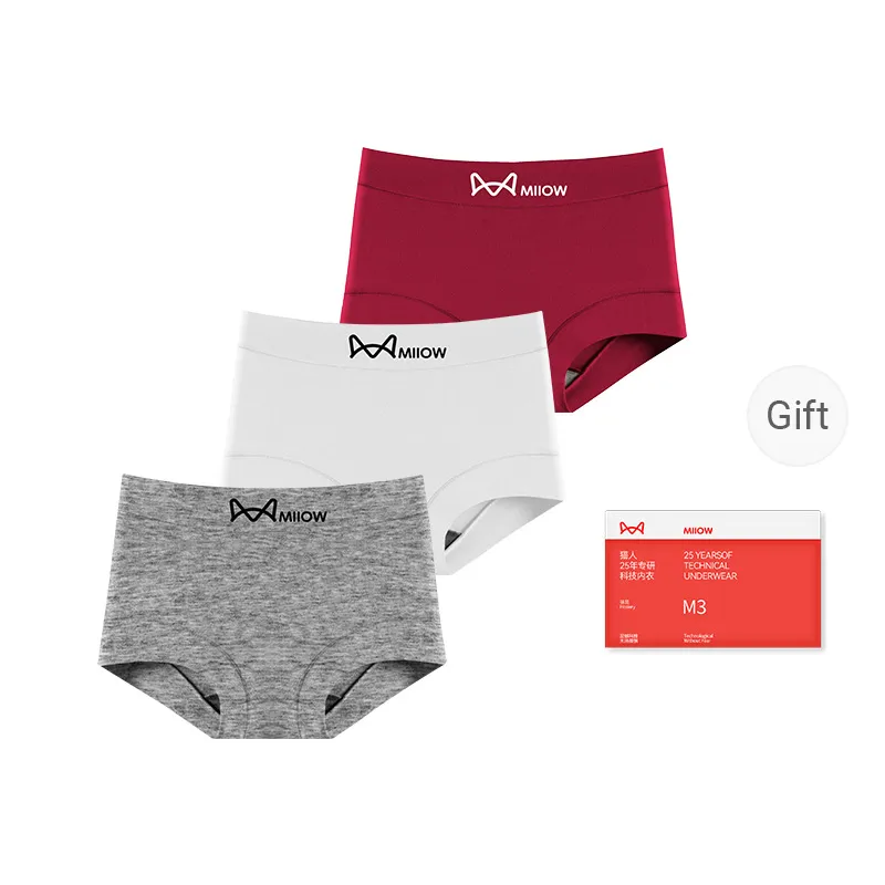 MIIOW Trend Party Series Underpants Women's Shopping Bag 3 Pack-6