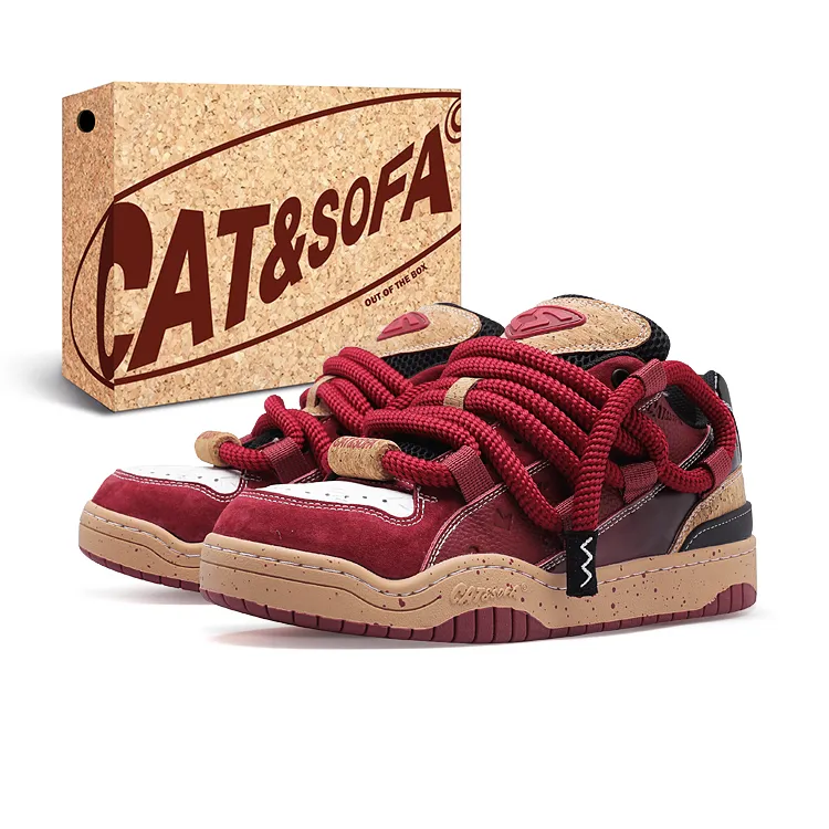 Cat&Sofa Skateboarding Shoes Unisex Swag-1