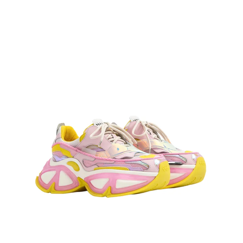 VINYVIOLA Cushioned Wear Resistant Height Increasing Low Top Chunky Sneakers Unisex-22
