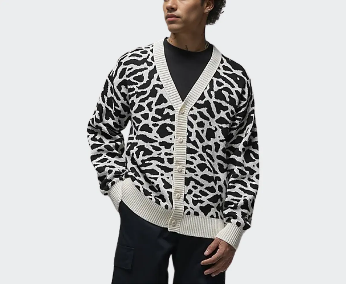 Jordan Sweaters Men Gray White