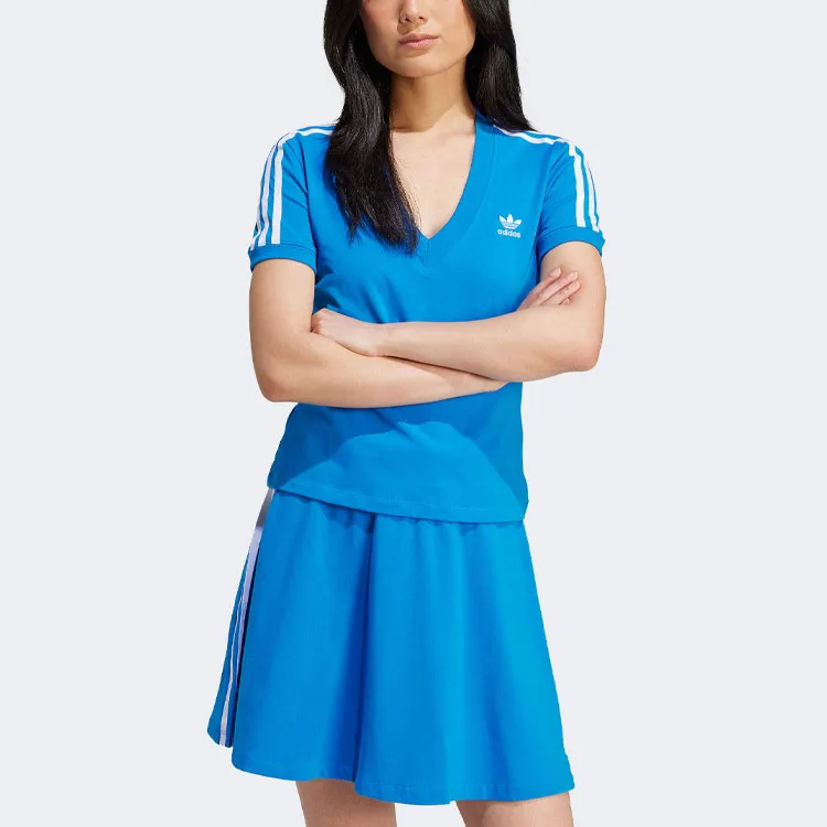 Adidas Originals T Shirts Women's Blue