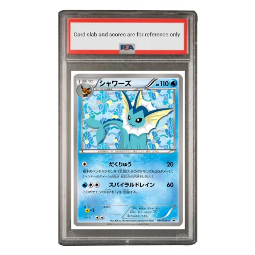 POKEMON Eevee Collection Water Eevee BW P 184 PSA Japan Version Graded Cards 1 Pc