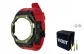 Offshore Green Steel Case Red Strap