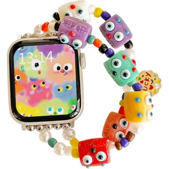 FZRT Huawei Compatibility Watch Band 133mm Plastic Resin+Shell Pearl Material