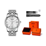 Silver Case White Dial