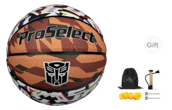 ProSelect Transformer Collection Size 5 Ball Indoor, Outdoor, All Basketball PU Brown