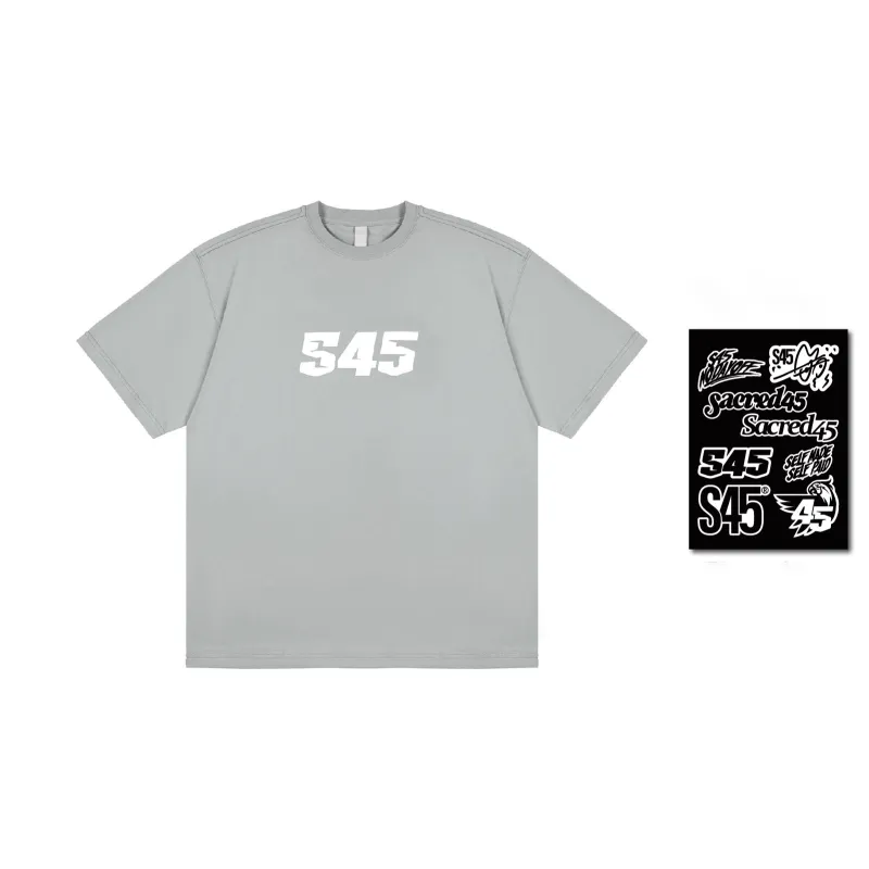 S45 Basic Collection Short Sleeved T Shirts Unisex-12