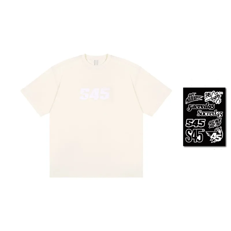 S45 Basic Collection Short Sleeved T Shirts Unisex-17