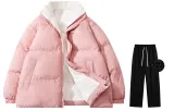 Pink (Comes with Fleece Casual Pants)