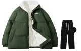 Army Green (Comes with Fleece Casual Pants)