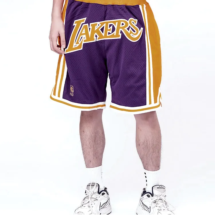 Mitchell & Ness NBA Just Don Shorts Los Angeles Lakers Road 1996