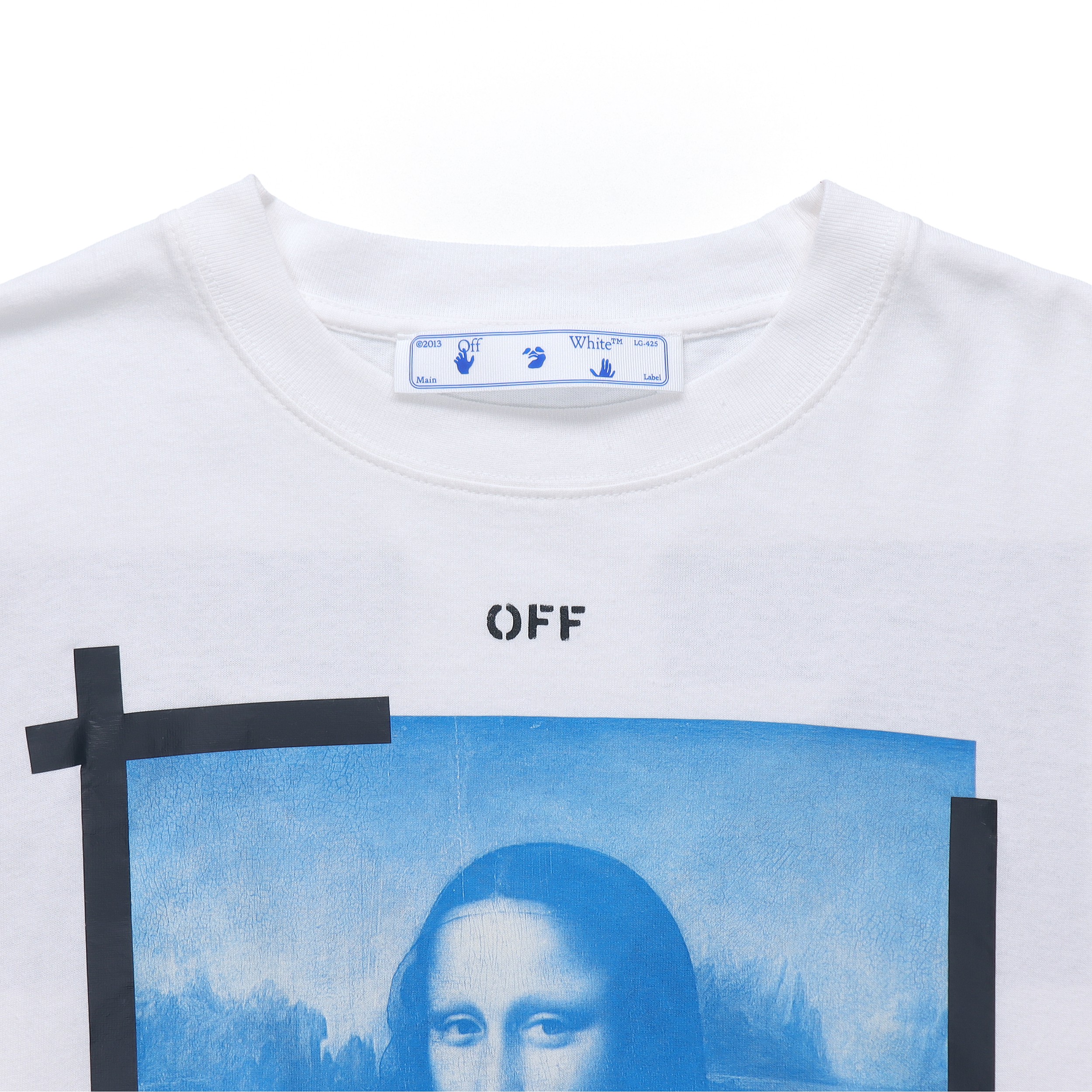 OFF-WHITE Mona Lisa Tape Tee