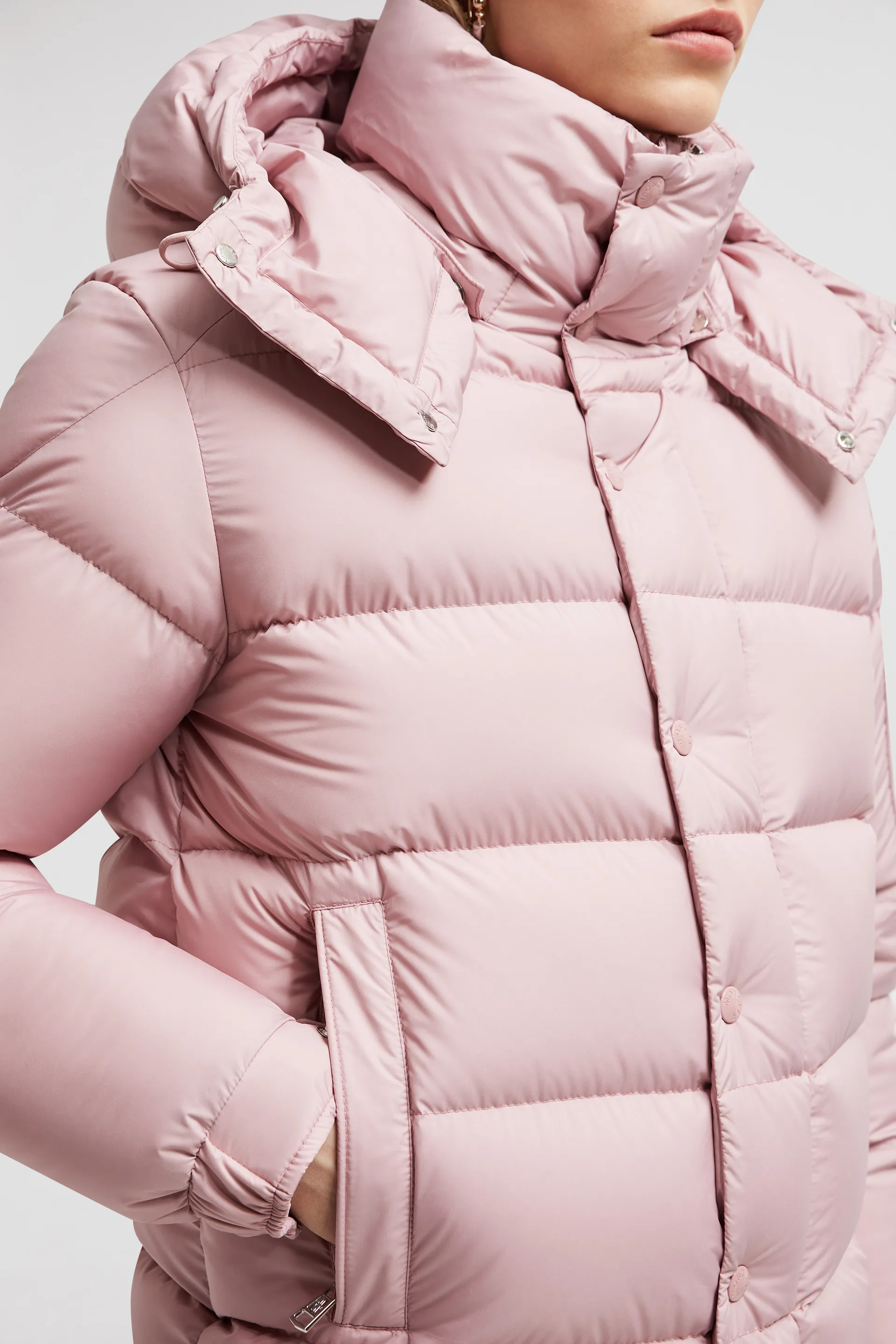 Moncler Maya Series Down Jackets Women's Light Pink