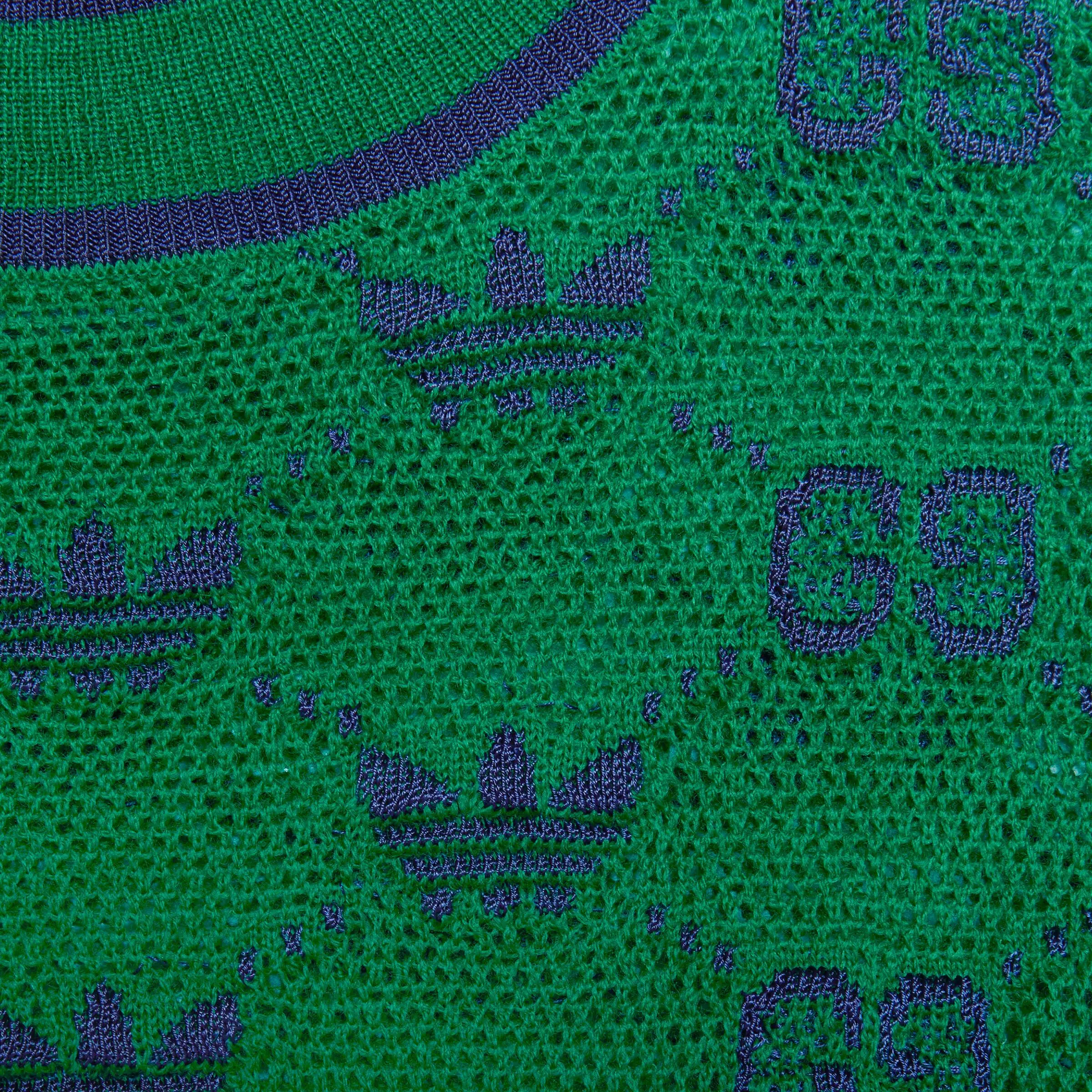 Adidas X GUCCI Adidas X GUCCI Co branded Series Cashmere Sweaters Women's Green