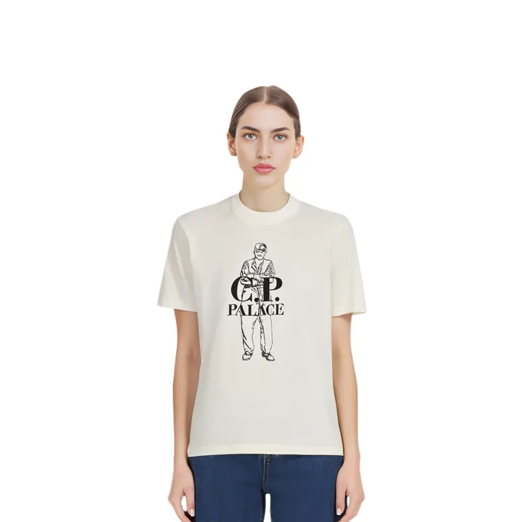 PALACE C.P. Company Logo T Shirt-1