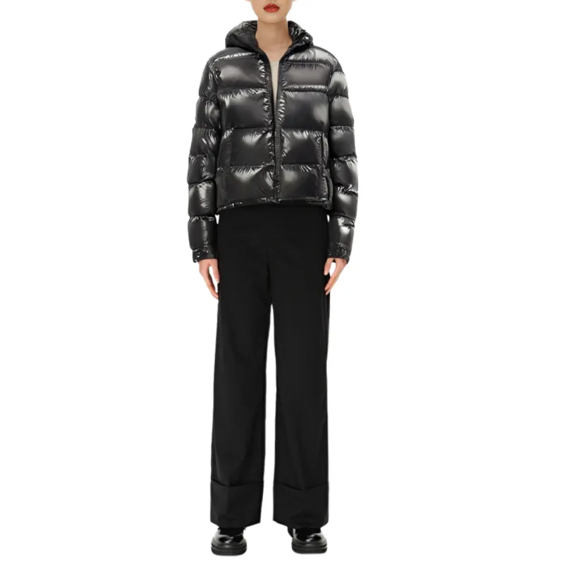 Moncler Maya Short Down Jacket Black-5